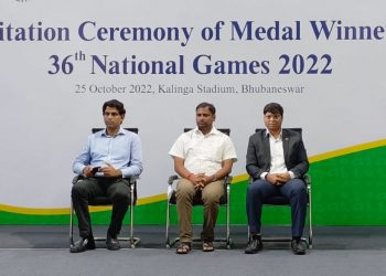 Odisha felicitates 100 National Games medalists with cash awards of Rs 3.16 crore