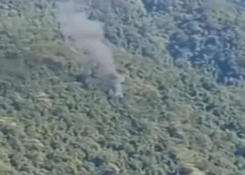 Three die in Army helicopter crash in Arunachal Pradesh Itanagar: Three persons were killed in an Army helicopter crash in Upper Siang district of Arunachal Pradesh Friday morning, a defence official said. The advanced light helicopter, carrying five Army personnel, was on regular sorties, he said. The incident took place at 10.43 am at Singging near Migging, around 25 km from district headquarters Tuting. "There were five Army personnel onboard. Three of them died. Two bodies have been recovered, while one has been sighted. Two others are yet to be spotted," the defence official said. A rescue team reached the spot and search operation is underway, Tezpur based defence spokesperson Lt Col AS Walia said. Two choppers, one each of Army and India Air Force, have been deployed for the search and rescue operation, he said. Upper Siang SP Jummar Basar had earlier said the crash site is a mountainous region, and it would take time for the search and rescue team to reach the spot. The district police also sent a team to the spot for search operation, the SP said. The Army chopper, also known as HAL Rudra, took off from Likabali in Lower Siang district of the state with the army personnel onboard. This is the second incident of an Army helicopter accident in the state this month. A Cheetah helicopter crashed in Tawang district on October 5, killing one of the two pilots onboard. Another Cheetah chopper crashed in March near the Line of Control in Jammu and Kashmir. The pilot died in this incident, too. PTI Indian Army, helicopter crash, Arunachal Pradesh