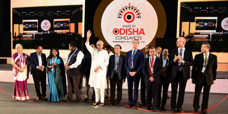 Odisha Chief Minister Naveen Patnaik inaugurates ‘Make In Odisha Conclave-2022’ at Janata Maidan in Bhubaneswar