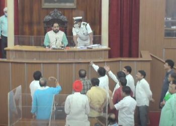 Odisha Assembly, teachers' protest