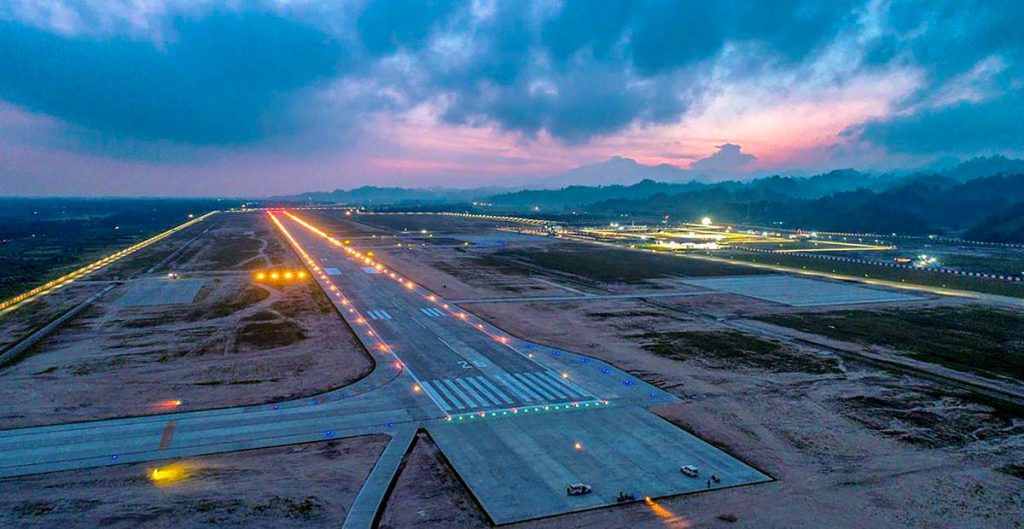 PM Modi inaugurates Arunachal's first greenfield airport