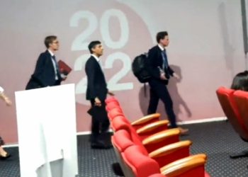 Rishi Sunak rushed out of stage at COP27: Report