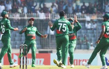 India bowled out for 186 after Shakib's 5/36 Mirpur: KL Rahul was an aberration in a disastrous batting display that saw India getting bowled out for 186 against a Bangladesh attack led admirably by Shakib Al Hasan (5/36) in the first ODI here Sunday. Rahul struck a fluent 73 off 70 balls on a day when the others struggled to get going and when the side was packed with all-rounders. Rahul hit five fours and four sixes. India's innings lasted 41.2 overs. Opting to field, Mustafizur Rahman started the proceedings with a maiden, before India skipper Rohit Sharma opened the visitors' boundary count by smashing Hasan Mahmud through the gap between point and cover. Shikhar Dhawan went down the ground and got his first boundary by sending the ball over cover. Bangladesh skipper Litton Das effected an early bowling change, bringing in off-spinner Mehidy Hasan Miraz into the attack in the fourth over, and he started on a tidy note before castling Dhawan for seven. The opener went for the reverse sweep but the ball bounced a bit more than usual, touched his wrist before going on to hit the stumps. Rohit struck the first six of the series when he pulled Mahmud over deep square leg after the medium pacer drifted the ball on his pads. The India skipper again found the deep square leg region but this time for a boundary as he employed the sweep shot against Miraz. Rohit then chose the off-side, cutting Mahmud along the ground for a boundary after being given plenty of width. It was then the turn of Virat Kohli to pick the deep square leg region as the former captain swept Miraz for a four. Litton made another bowling change, summoning the seasoned Shakib, and again he was instantly rewarded thanks to a brilliant delivery by the star all-rounder. Having got a start, Rohit (27 off 31 balls) went for the turn but the ball didn't, and instead, went past the inside edge before disturbing the middle and leg stumps. There was more joy in store for the hosts as, two balls later, the left-arm spinner sent back Kohli (9) after Litton pulled off an incredible catch at cover after diving full length to his right, leaving Kohli stunned and the crowd at the Shere Bangla National Stadium elated. At 49 for three in the 11th over, India needed a partnership. KL Rahul joined Shreyas Iyer (24) in the middle but the latter was dismissed by Ebadot Hossain (4/47), who was rewarded for bowling to a plan that works best against Iyer -- short-pitched stuffs. With the small 43-run stand coming to an end, Washington Sundar (19) walked in and looked to help Rahul in building a partnership. However, the duo could add no more than 60 runs as, shortly after Rahul reached his half-century, Washington picked a fielder while trying to play the reverse sweep against Shakib. In the next over, Ebadot sent back Shahbaz Ahmed and Shakib then dismissed Shardul Thakur and Deepak Chahar to leave India tottering at 156 for eight. PTI India, Bangladesh, ODI