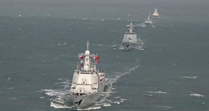 Russia, China hold joint naval drills in East China Sea