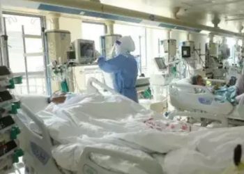 Covid hospital in China