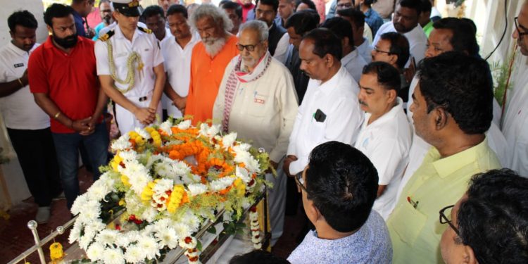 Naba Das cremated with full state honours