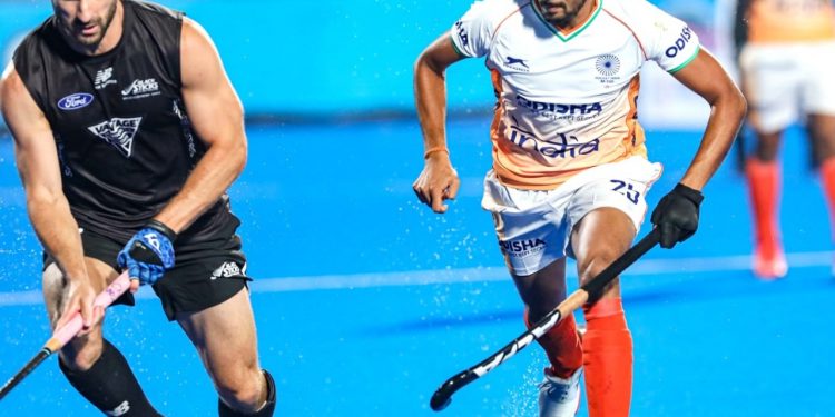 Hockey World Cup: India crash out with 4-5 defeat to New Zealand in sudden death shoot-out. (Credit : Hockey India)