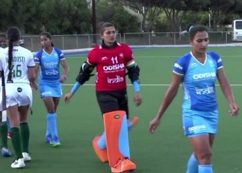 India women's hockey team. Image: toisports/Twitter