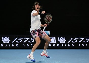 Australian Open: Tsitsipas overcomes Sinner to reach quarterfinals. Image: IANS