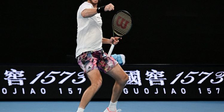 Australian Open: Tsitsipas overcomes Sinner to reach quarterfinals. Image: IANS