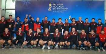 Chile reach Bhubaneswar for FIH Men's World Cup 2023
