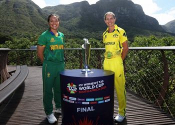 Women's T20 World Cup final between Australia-South Africa (Image: PBNS_India/Twitter)