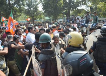 BJYM protest