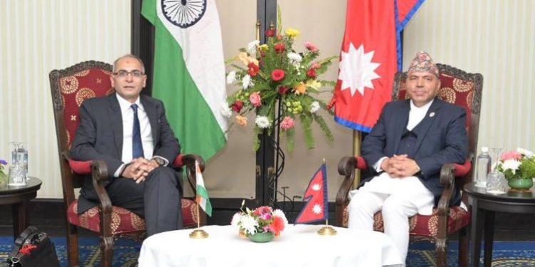 Foreign Secretary Vinay Mohan Kwatra met his Nepalese counterpart Bharat Raj Paudyal