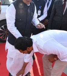 Jagan Mohan Reddy with Governor