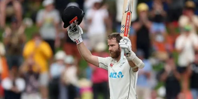 Kane Williamson scores his 26th Test century against England in Wellington Test (Image: Twitter)