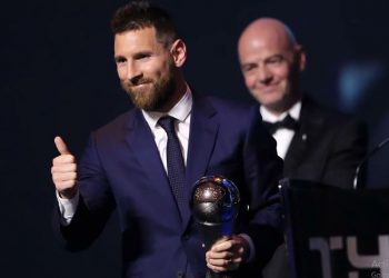 Lionel Messi wins FIFA best men's player of the year award 2022 (Image: Twitter)