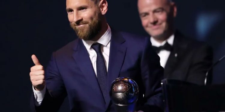 Lionel Messi wins FIFA best men's player of the year award 2022 (Image: Twitter)