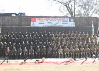 Indo-Uzbek Military Exercise Dustlik's Fourth Edition (Image: PIB_India)