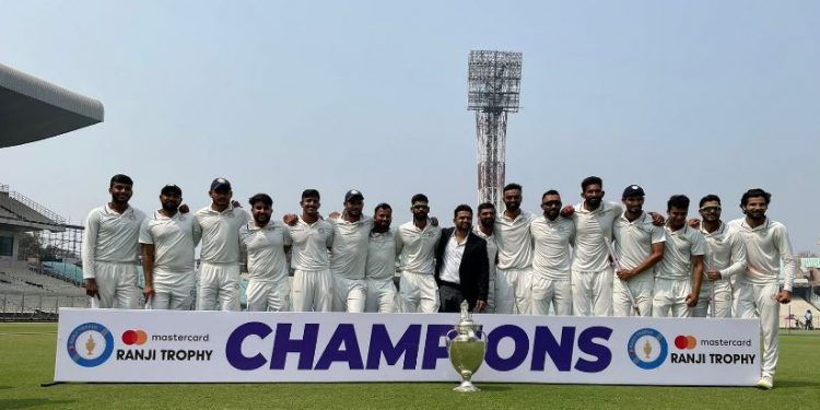 Saurahstra win Ranji Trophy 2022-23 (Image: sports_point/Twitter)