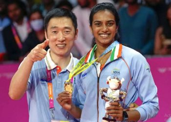 PV Sindhu part away with coach Park Tae Sang (Image: Twitter)