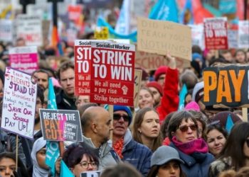 UK worker protest