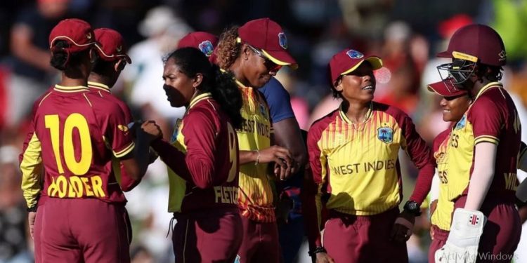 West Indies beat Pakistan in Women's WC 2023 (Image: Twitter)