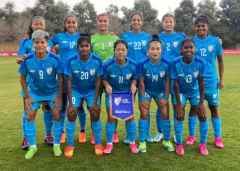 Football: Indian women go down 1-2 to Jordan in first friendly. (Credit : AIFF)