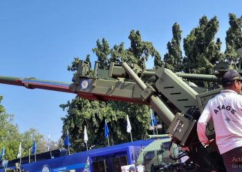 155mm/52 caliber Advanced Towed Artillery Gun Systems (ATAGS) | Courtesy: alpha_defense/Twitter