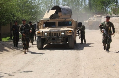 Afghan security forces raid IS hideouts