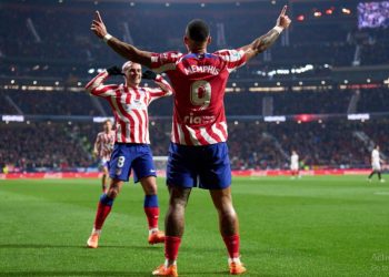 Antoine Griezmann-Memphis Depay score as Atletico Madrid destroy Sevilla 6-1 in La Liga clash (Image: Twitter)