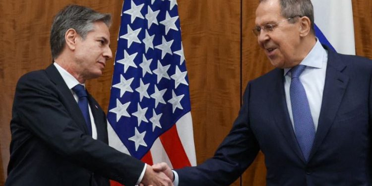 US Secretary of State Antony Blinken with Russian Foreign Minister Sergey Lavrov (File Image: Reuters)