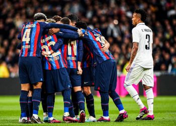 Barcelona defeat Real Madrid 1-0 win at Santiago Bernabéu Stadium in the first leg of the Copa del Rey semifinals (Image: ManagingBarca/Twitter)
