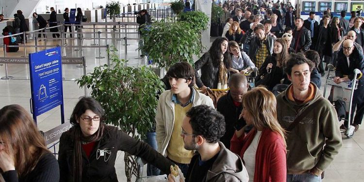 Charles de Gaulle Airport, Paris cancelled over 100 flights amid labour protests (Image: Twitter)