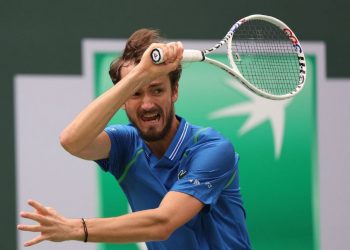 Daniil Medvedev moves into the semis of Indian Wells Masters after beating Frances Tiafoe (Image: TheTennisLetter/Twitter)