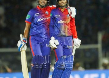 A fighting 52 runs partnership between Radha Yadav and Shikha Pandey for the last wicket helped Delhi Capitals post a total of  131 on board against Mumbai Indians in the final of WPL 2023 (Image: DelhiCapitals/Twitter)