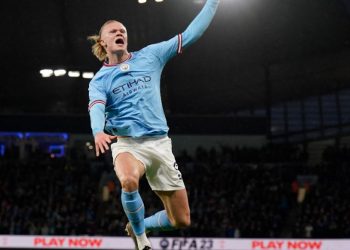 Erling Haaland scores second hat-trick of the week for Manchester City against Burnley (Image: ActuFoot_/Twitter)