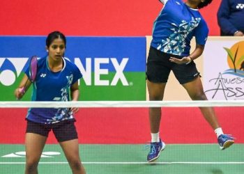 Indian duo Gayatri Gopichand-Treesa Jolly got knocked out of All England Badminton Championship (Image: Twitter)