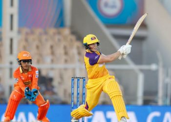 Grace Harris brilliant 72 off 41 balls helped UP Warriorz beat Gujarat Giants (Image: wplt20/Twitter)