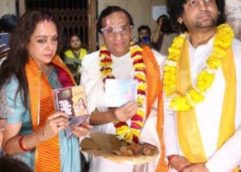 Hema Malini releases devotional tracks on Holi at Shri Radha Raman Temple