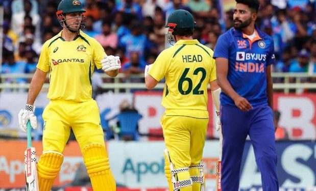Australia trash India in the second ODI at Visakhapatnam (Image: Twitter)