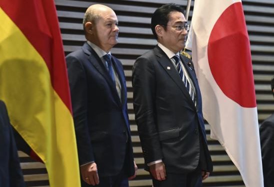 Japan, German leaders agree to strengthen ties, supply chain