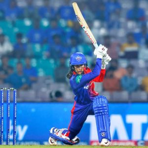 DC captain Jemimah Rodrigues has been penalized for a slow over-rate.