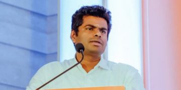 Tamil Nadu state BJP president K Annamalai