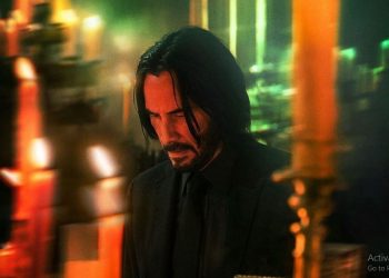 Keanu Reeves' still from John Wick: Chapter 4 (Image: Twitter)