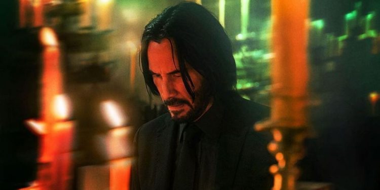 Keanu Reeves' still from John Wick: Chapter 4 (Image: Twitter)
