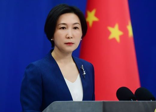 Chinese foreign ministry's spokeswoman Mao Ning