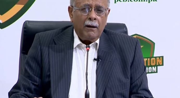 Pakistan Cricket Board chairman Najam Sethi