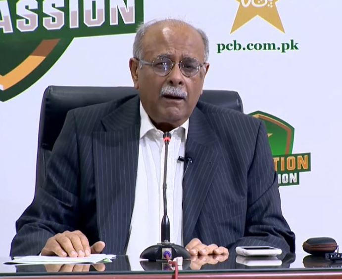 Pakistan Cricket Board chairman Najam Sethi