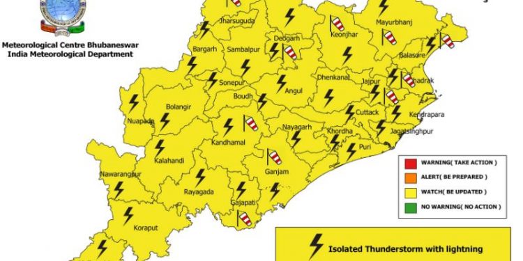 Odisha: IMD issues yellow warning for these 10 districts